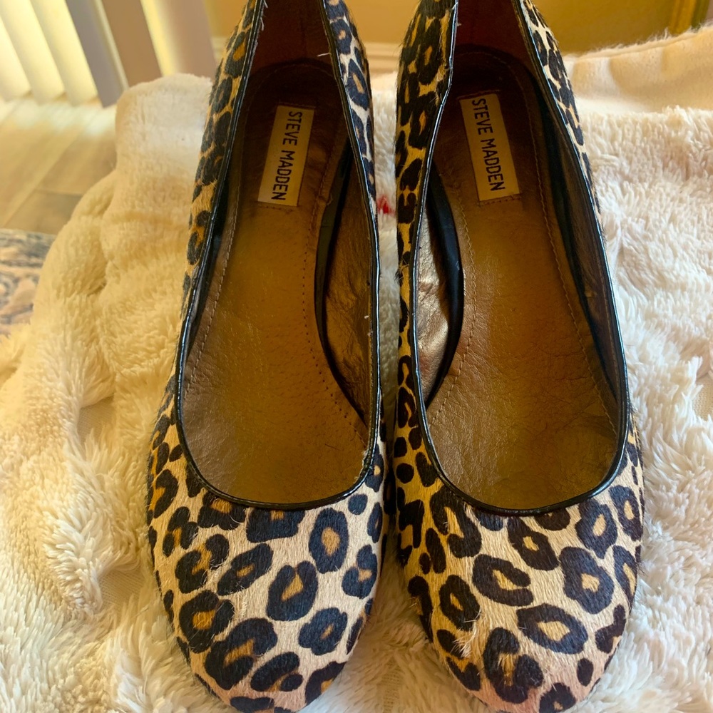 Steve Madden leopard print pump size 10